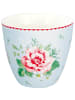 Greengate Latte Cup Becher ALIVIA PALE BLUE Blau mit Blumen