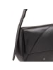 DuDu Formentera Schultertasche Leder 34 cm black rose