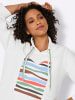 creation L Sweatshirt in ecru-eucalyptus-bedruckt