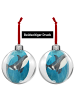 Mr. & Mrs. Panda christbaumkugel Orca Design ohne Spruch in Weiß