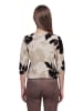Betty Barclay Strickpullover mit Fledermausärmeln in Beige/Schwarz