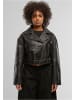 Urban Classics Lederjacken in black