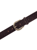 b.belt Gürtel Leder in dunkelbraun
