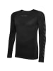 Hummel Elastisches Sport Langarmshirt FIRST SEAMLESS JERSEY L/S in Schwarz