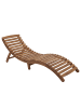 home24 Klappbare Gartenliege Yomi in Terracotta