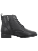 Tamaris Schnürstiefelette in schwarz