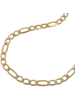 Gallay Kette 2,7mm Figaro-Panzer bicolor 14Kt GOLD 45cm in bicolor