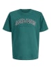 JACK & JONES Junior T-Shirt JJECALEB VARSITY TEE O-NECK JNR in atlantic deep