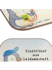 Mr. & Mrs. Panda Bierdeckel Elektriker Leidenschaft Design mit S... in Weiß