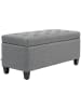 HOMCOM Sitzbank in Hellgrau 100L x 40B x 44H cm