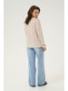Kaffe Langarm-Bluse KAditte in Feather Gray,Chalk Print