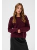 Kaffe Strickpullover KAiris Loose fit in Winetasting Melange