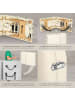 tectake 3 Zonen Massageliege-Set Somwang 218 x 102 x 90 cm, beige