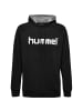 Hummel Logo Hoodie Kapuzen Pullover HMLGO in Schwarz