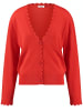 Gerry Weber Strickjacke aus Feinstrick in Rot