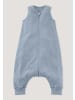 Hessnatur Hessnatur Piquee Schlafsack aus reiner Bio-Baumwolle in helles jeansblau