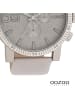 Oozoo Analog-Armbanduhr Oozoo Timepieces grau extra groß (ca. 48mm)