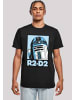 F4NT4STIC T-Shirt Star Wars R2-D2 Poster in schwarz