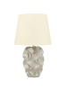 Beliani Tischleuchten ALLIKA in Gold/Beige - (W) 28 x (H) 46 x (L) 28 cm