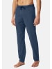 Schiesser Schlafanzug Hose Mix & Relax in Blau