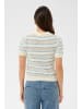 SAINT TROPEZ Strickpullover RosettaSZ Gerade Passform in Cerulean