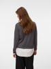 Vero Moda Strickjacke in Dark Grey Melange