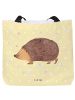 Mr. & Mrs. Panda Shopper Igel Herzen ohne Spruch in Gelb Pastell