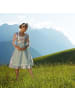tectake Midi-Dirndl Oberammergau Modell 2 in silber/grün