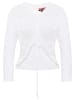 myMo ROCKS Damen Strickpullover in Wollweiss