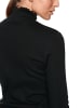 MARC CAIN SPORTS  Unifarbenes Langarmshirt mit Rollkragen in Black