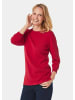 GOLDNER Pullover aus hochwertigem Garn in mohnrot