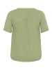 KAFFE curve Kurzarm-Bluse KCami Regular fit in Oil Green