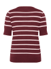 KAFFE curve Strickjacke KClizzy Regular fit in Zinfandel/Pink Stripe