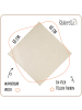 Räuberella Spucktücher 4er-Pack  in Braun, Creme, Hellgrün, Beige - 60 x 60cm