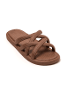 Brasileras Pantoletten "Mersin" in Braun