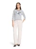 Betty Barclay Stoffhose unifarben in Grau Beige