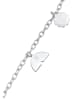 Elli Armband 925 Sterling Silber Blume, Fliegenpilz, mit Smiling Face, Smiling Face, Regenbogen in Silber