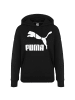 Puma Kapuzenpullover Classics Logo in schwarz / weiß