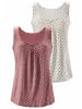 LASCANA Strandtop in beere, creme