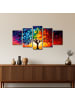 OnlyWow Leinwandbild 5er Set