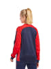 erima Six Wings Sweatshirt in new navy/rot