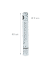 relaxdays 10 x Party Popper in Silber - 40 cm