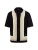 PEGADOR Hemd Tellero in schwarz beige