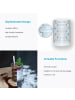 Intirilife Doppelwandiges Thermo Glas Isoliert Teeglas Kaffeeglas in 6x 190 ml Transparent