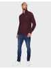 Threadbare Pullover Swindon in Burgundy / Aubergine Twist