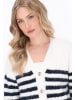 DreiMaster Women Cardigan in offwhite navy