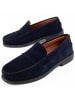 Purapiel Mokassins Weiße Schuhe Moretto4 in Blau