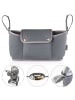 Zamboo Organizer Neopren für Kinderwagen und Buggy in grau