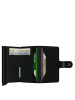 Secrid Matte Miniwallet - Geldbörse RFID 6.5 cm in schwarz