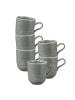 Seltmann Weiden 6er Set Kaffeebecher Terra 400 ml in Perlgrau